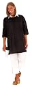 Andre Nylon Apparel Cover-Up 19 mm Sleeve Black # Fra9175B