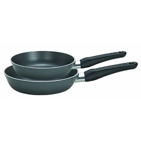 T-Fal Initiatives Total Nonstick 2-Piece Saute Set, Grey