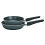 T-Fal Initiatives Total Nonstick 2-Piece Saute Set, Grey
