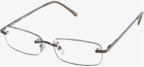 Beaumont Reading Glasses, 1.25, Gunmetal