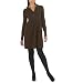 Apparel : Mossimo® Black: Notched Neck Knit Dress - Spanish Brown