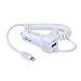 iPhone 6S Car Charger, ProtonPlanet Lightning Coiled Car Charger Adapter for iPhone 6/6s 6 Plus with extra 2.1A High Speed USB port, White