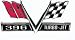 FENDER EMBLEM; TURBO-JET 396 67 CAMARO; 65-67 CHEVELLE; 65- 67 CHEVROLET W/ 396