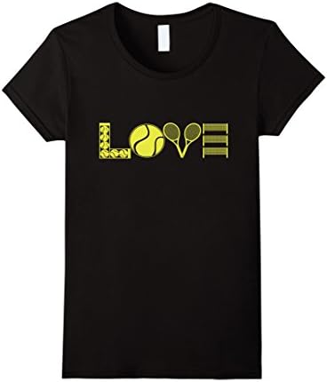 Women's I love Tennis for tennis, elbow tennis, penn tennis tshirt XL Black