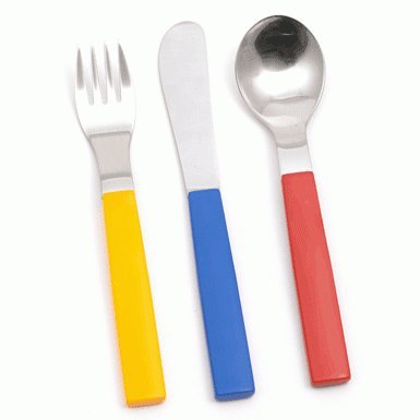 David Mellor Childrens Cutlery Set (x 3)||RNWIT