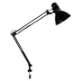 Opti Series Swing Arm Incandescent Lamp, 30" Reach, Black