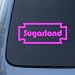 SUGARLAND - Country Music Sugar Land - Vinyl Car Decal Sticker #1874 | Vinyl Color: P...