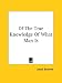 Book Of The True Knowledge Of What Man Is