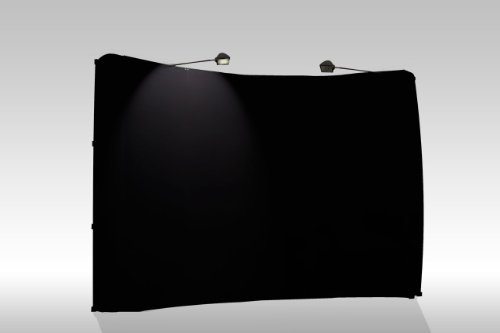 New 10 Black Pop Up Trade Show Display Booth With Case Easy Set Up