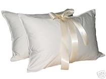 Standard Classic White Goose Down Feather Pillow, Set of two pillows 40 OZ Filled each pillow