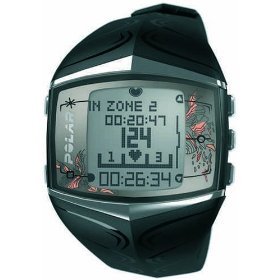 POLAR FT60 Women's Black with White Display Heart Rate Monitor (XS-SM)