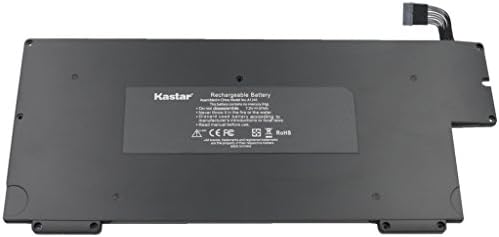 Kastar New Laptop Battery (5-Pack) for Apple A1245 A1237 A1304 MacBook Air 13" (only for Early 2008 Late 2008 Mid 2009), also fit MB003 MC233 MC234 MC503 MC504 and 661-4587 661-4915 661-519 with One Free Screwdriver [Li-Polymer 4-cell 7.2V / 37Wh]
