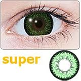 GEO XCH-623 Super Nudy Colour Green Soft Circle Contact Lens (x1 PAIR)IMAGE