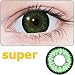 GEO XCH-623 Super Nudy Colour Green Soft Circle Contact Lens (x1 PAIR)_s-1