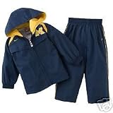 MICHIGAN WOLVERINES FOOTBALL NIKE TODDLER WINDSUIT 24M