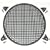 R/T 12" Steel Waffle Speaker Grill with Mounting Brackets and Screws