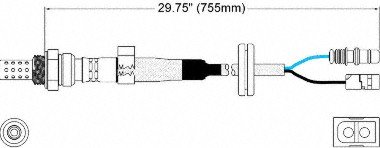 Walker 250-23073 Three Wire Oxygen Sensor