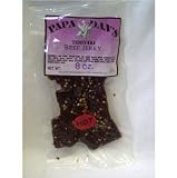 Hot Teriyaki Beef Jerky by Papa Dan's is a tasty treat for the HOT beef jerky lover. We combine the sweet ingredients in Papa Dan's Teriyaki Sauce with the spicy heat of hot peppers. These soft, moist steak strips chew easy and are packed with flavor. 8 oz. (1/2 lb) bags are vacuum sealed to lock in freshness and provided added shelf life.