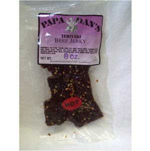 Hot Teriyaki Beef Jerky by Papa Dan's is a tasty treat for the HOT beef jerky lover. We... by Beef Jerky