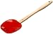 Le Creuset Silicone Apple Spatula Spoon, Cherry