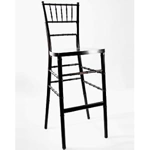 Beech Wood Chiavari Ballroom - Kitchen Bar Stool - Black by 