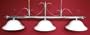 59" Silver Chrome Plated Pool Table Light Billiard lamp