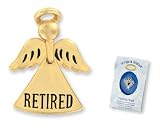 RETIREMENT Retired Wings & Wishes Angel Pin