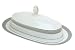 Mikasa Platinum Crown Covered Butter Dish