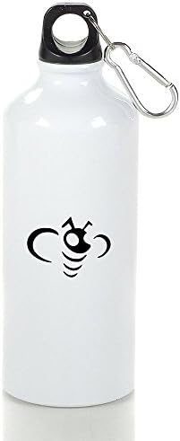 Starbks White Sock Buzz Bee Mountaineering Water Bottle 400ml/500ml/600ml White 500ml