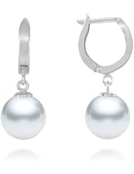 PremiumPearl 9-12MM AAA Quality South Sea Pearl Earrings 14K Gold