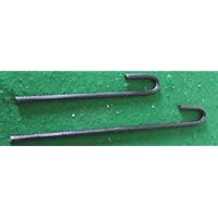 Deer Fence: Ground Stakes 18 in J Hook Rebar 20 Pk