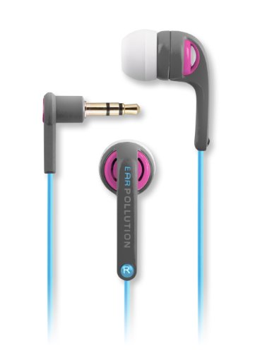 iFrogz Ear Pollution Evolution Kopfh&ouml;rer grau/pink/blau Preisvergleich