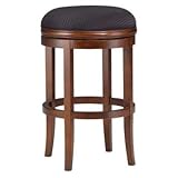 Hillsdale Oak View Cherry Swivel 24" High Counter Stool