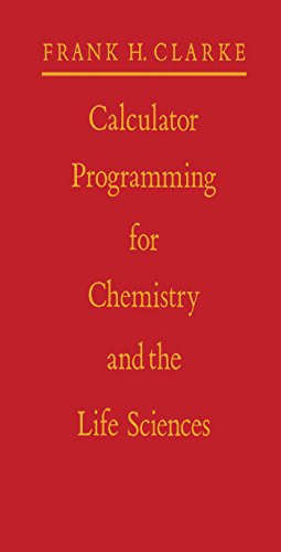 Calculator Programming for Chemistry and the Life Sciences