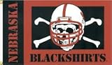 Nebraska Huskers 3'x5' Blackshirt Flag - College Athletics Sports Merchandise