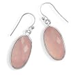 Rose Quartz French Wire Earrings