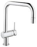 Grohe 32322 Minta Einhand-Sp&uuml;ltischbatterie, U-Auslauf, herausziehbare Sp&uuml;lbrause
