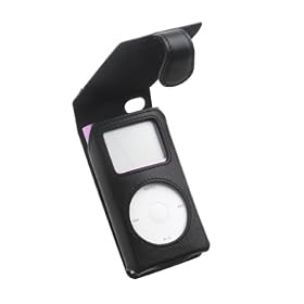 GEAR4 / PodGear LeatherJacket Mini - High Quality Leather Case for iPod mini - Jet Black