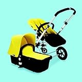 Bugaboo Cameleon Stroller - Red Base - Yellow Fleece
