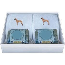 Double Gift Box with Great Dane Soap and Towel