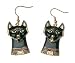 Egyptian Bastet Earrings - Pewter - 1.5'' Height
