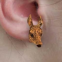 Zoo Animal - Armadillo - Figurine Jewelry - Earrings