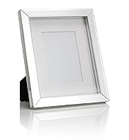 Glass Boxed Mirror Photo Frame 13x18cm (5 x 7 )