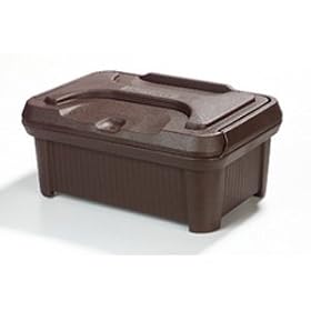 Forest Green 6 Inch Carlisle Cateraide Slide n Seal Pan Carriers XT160008 - XT 6? TOP LOAD... by Carlisle Food Service Products