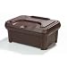 Black * 6 Inch Carlisle Food Service Products Cateraide Slide n Seal Pan Carriers XT160003 - XT 6 Inch TOP LOAD PAN CARRIER / Color: Black / Hot or Cold Food Transport Catering Container / No latches, no hinges, no gaskets