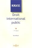 Revue Dalloz-Sirey  / Droit international public