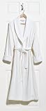 Pinzon Bamboo Cotton Small Bath Robe, White