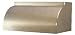 Independent BONZ-48-HC Hammered Copper Bonanza 48 Inch Wide, 1200 CFM Wall Mounted Range Hood with Baffle Filter and Optional Internal or External Blower