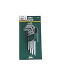 SATA 六角棒レンチ ボールポイント付 1.5-10mm 9本組 EA683AD