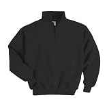 Jerzees Adult 9.5 oz. Super Sweats? 50/50 Cotton/Poly 39451 Zip Pullover Sweatshirt